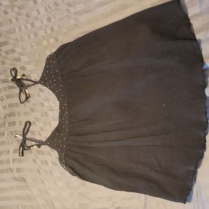 Black Roxy flowy tank